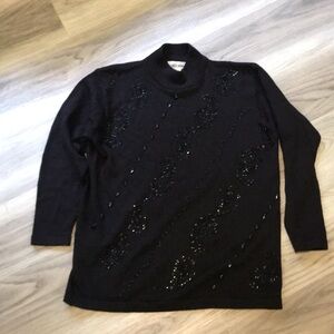Sparkle and Shine Alfred Dunner Holiday Sweater Size Large